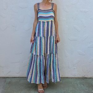 (9 H15 STCL) Striped Maxi Dress